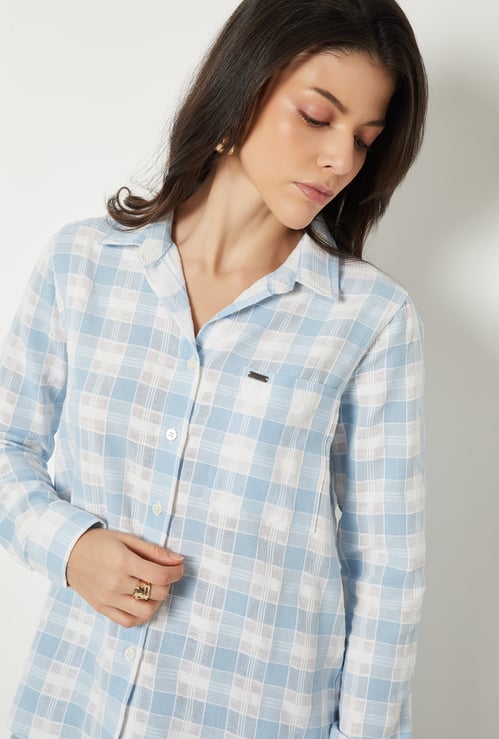 Women Checked Shirt