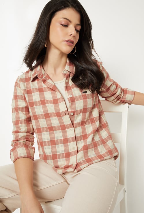 Women Checked Shirt