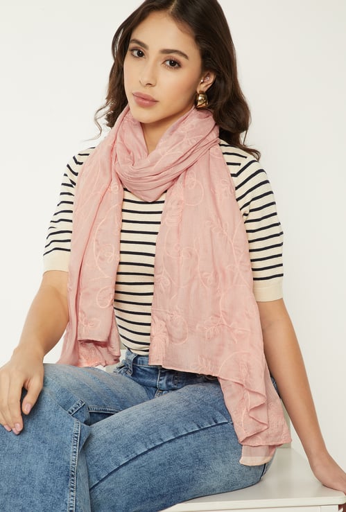 Women Embroidered Scarf