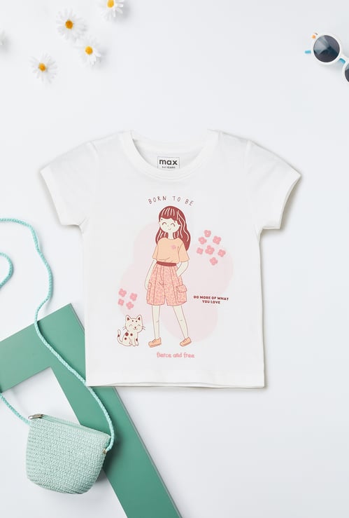 Girls Printed T-shirt