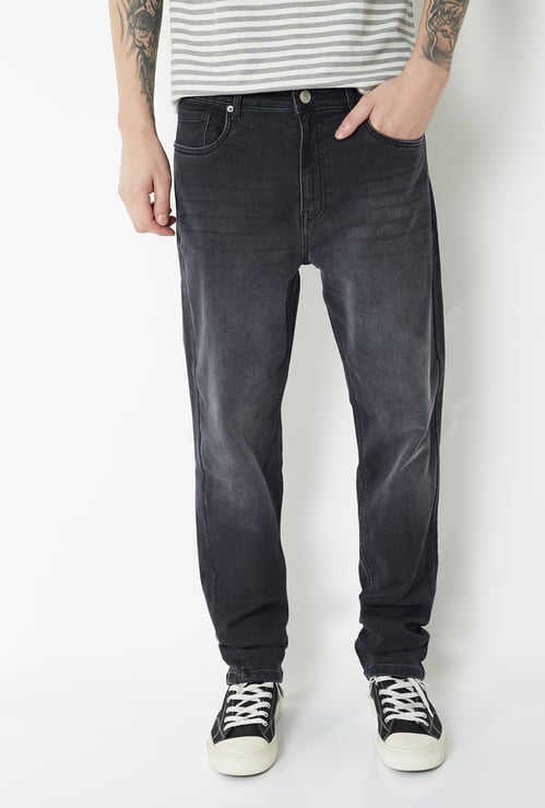 Men Dark Wash Slim Fit Jeans