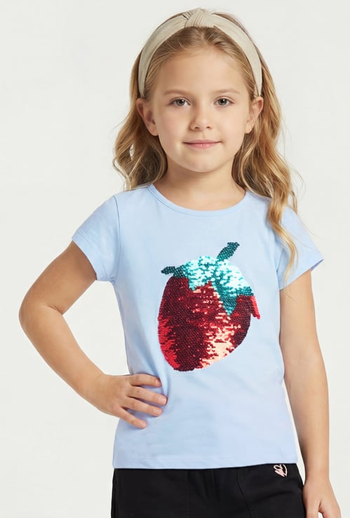 Girls Sequins T-shirt