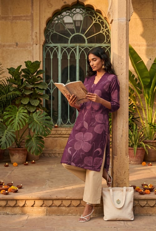 Women Printed A-Line Kurta