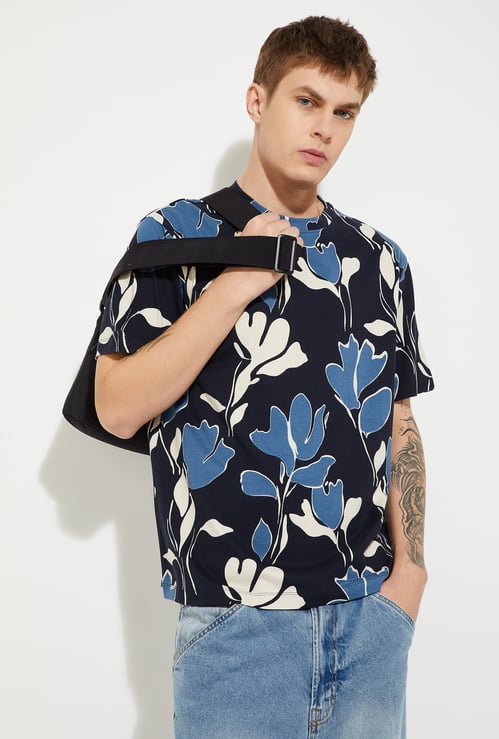 URB_N Men Floral Print T-shirt