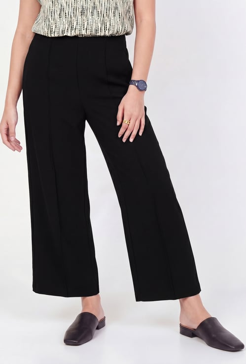 Women Solid Trousers