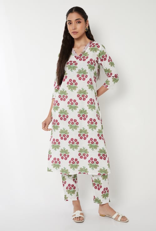 Women Printed Straight Kurta