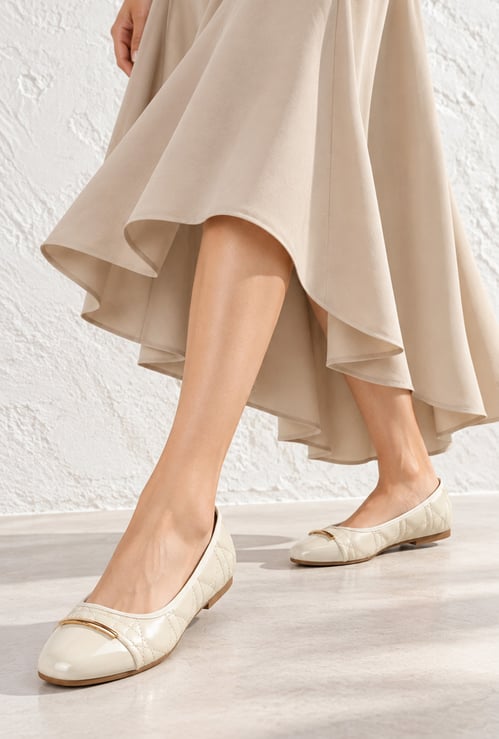 Women Patterned Ballerina Shoes