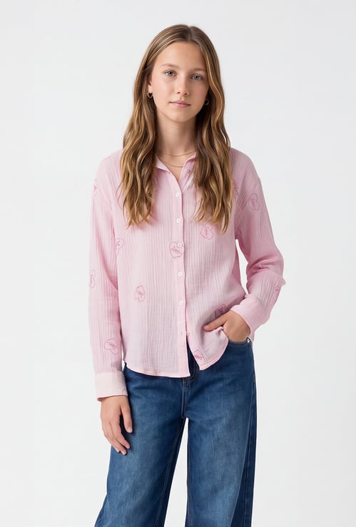 Girls Embroidered Shirt