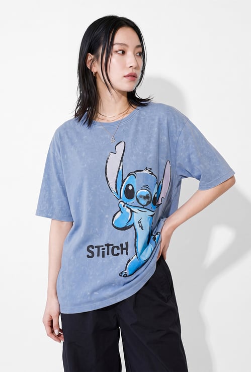 ALAYA F x URB_N Women Stitch Print T-shirt
