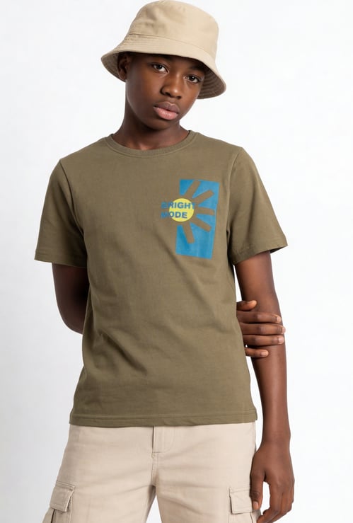 Boys Placement Print T-shirt