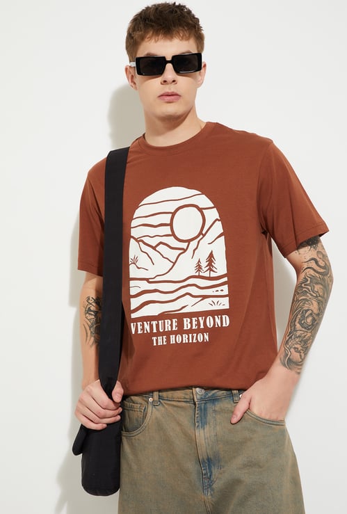 URB_N Men Graphic Print T-shirt