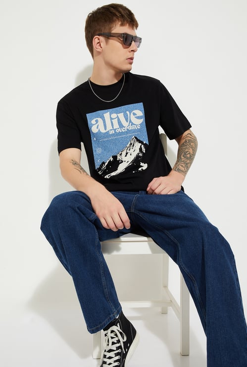 Men Graphic Print T-shirt
