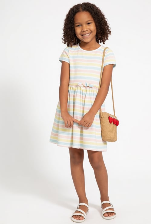 Girls Striped Dress