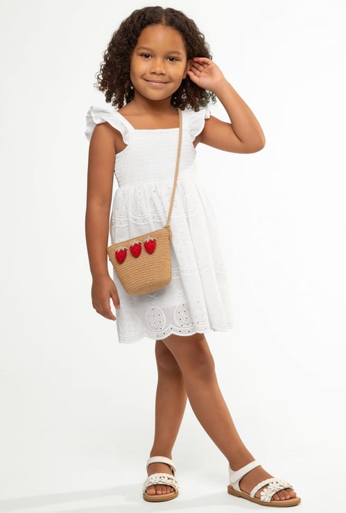 Girls Embroidered Dress