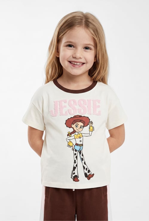 Girls Jessie Print Trousers Set