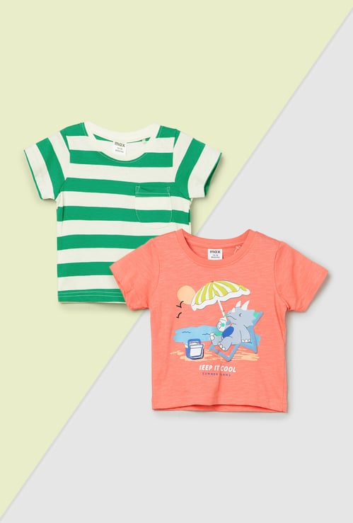 Boys Assorted T-shirts - Pack of 2