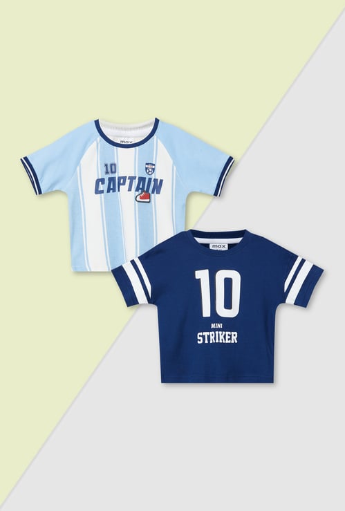 Boys Printed T-shirt - Pack of 2