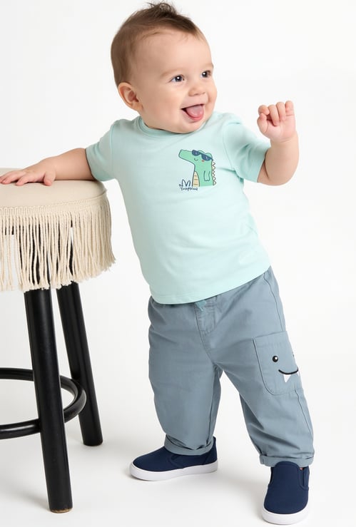 Boys Embroidered Trousers