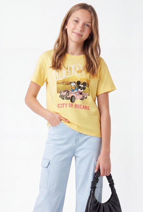 Girls Mickey & Donald T-shirt