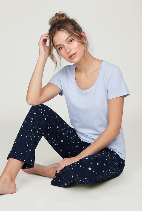 Women Printed PJ Set