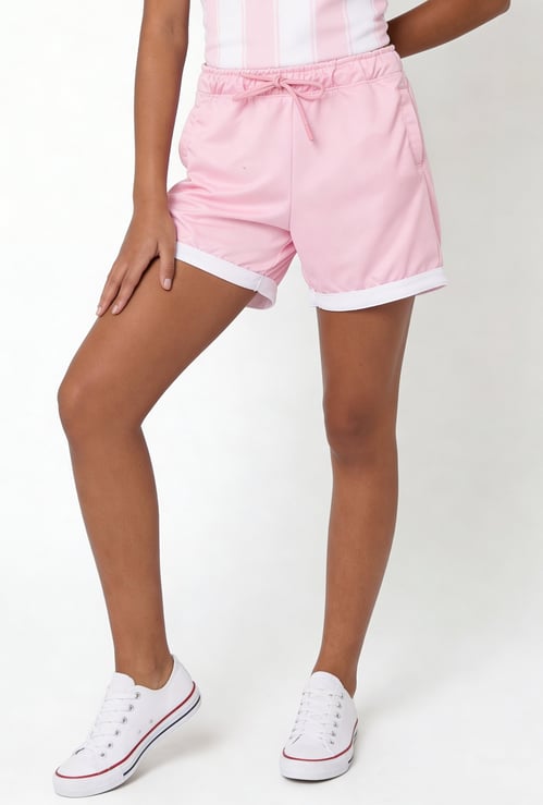 Girls Textured Shorts