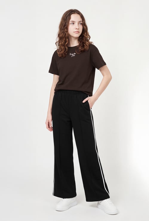 Girls Solid Track Pants