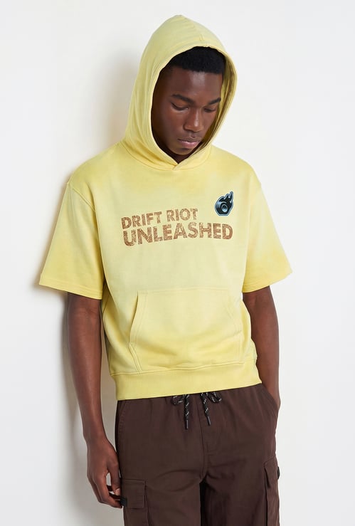 Boys Printed Hooded T-shirt
