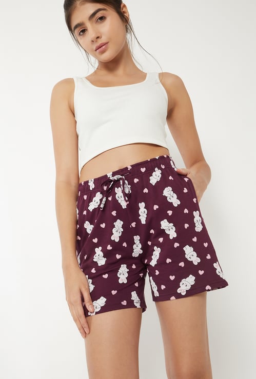 Women Printed Lounge Shorts