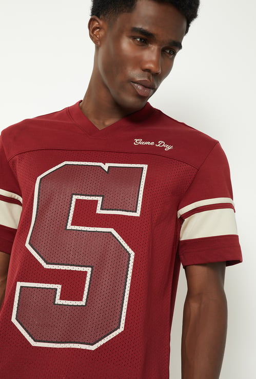 Men Printed Sports T-shirt