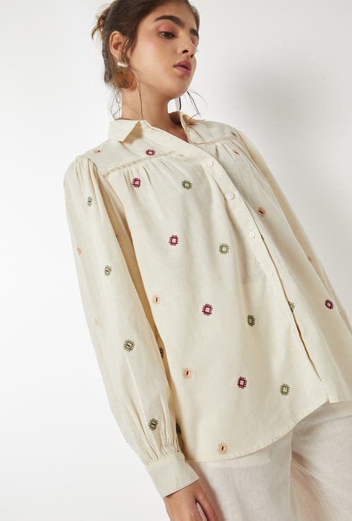 Women Embroidered Shirt