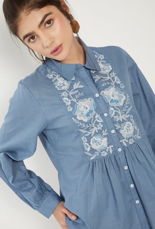 Women Embroidered Shirt