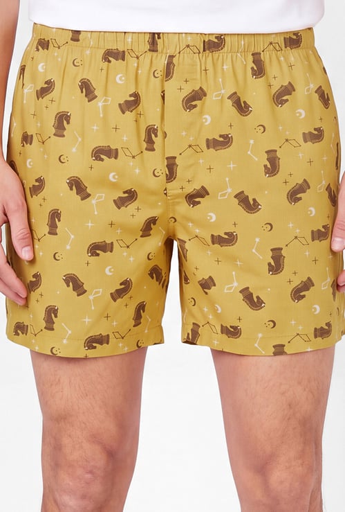Men Printed Boxers
