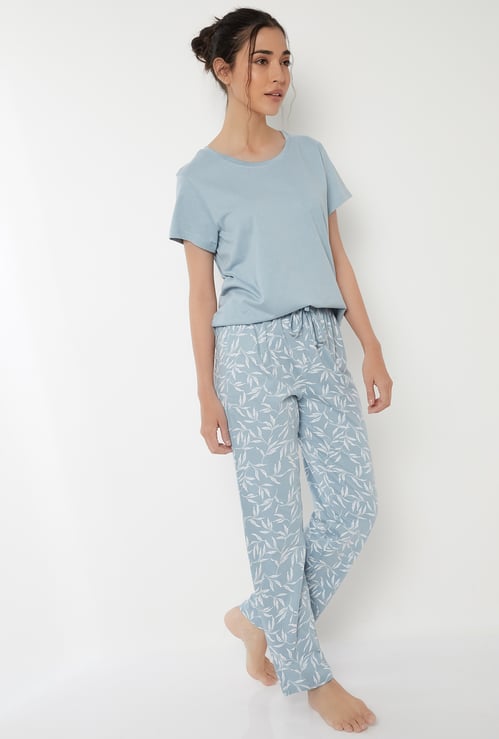 Women Printed PJ Set