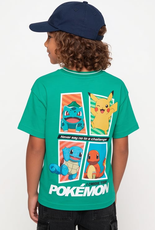 Boys Pokemon Printed T-shirt