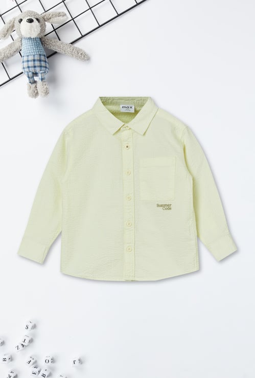 Boys Textured Shirt