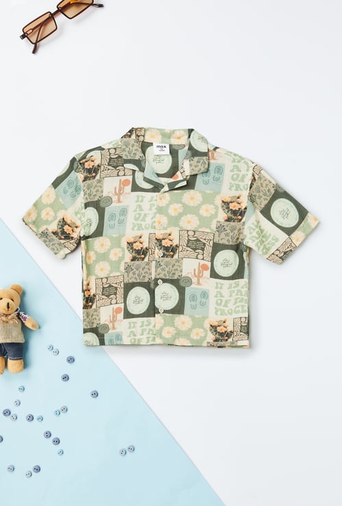 Boys Printed Resort Shirt