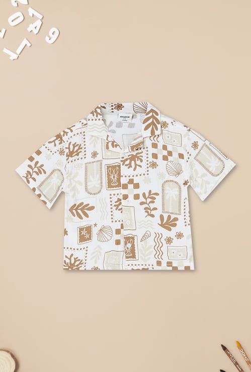 Boys Printed Resort Shirt