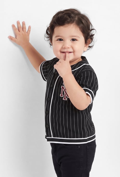 Boys Embroidered Detail Shirt