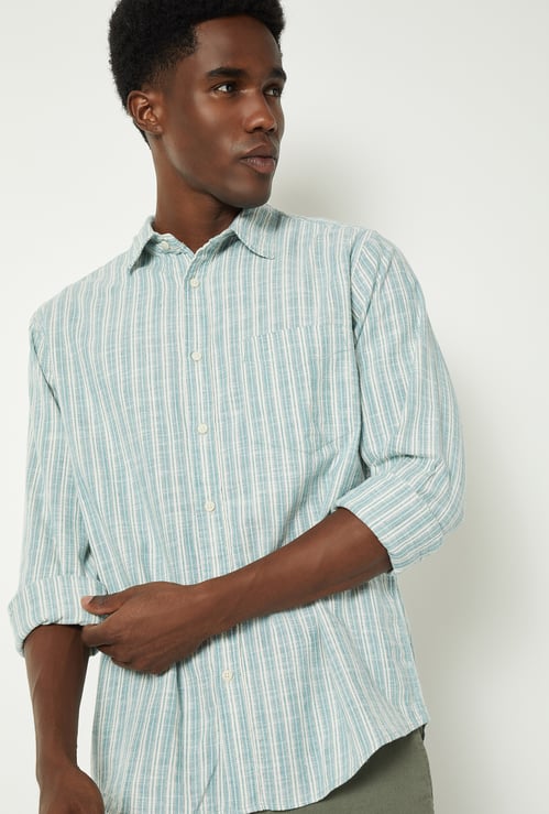 Men Striped Regular Fit Shirt