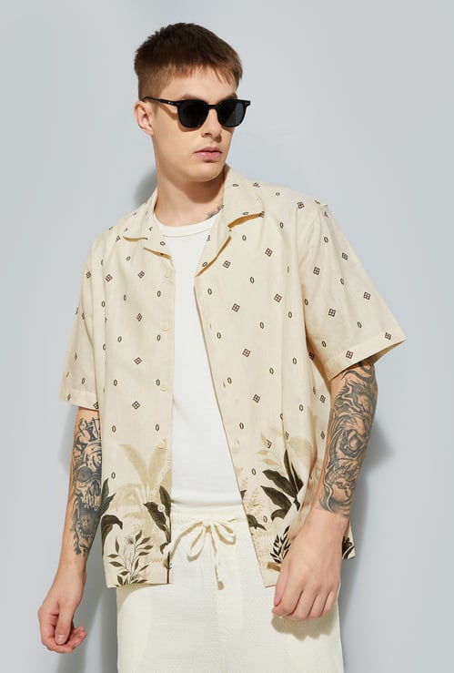 URB_N Men Printed Resort Shirt