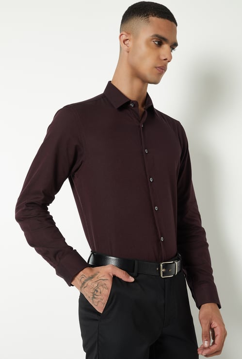 Men Solid Formal Shirt