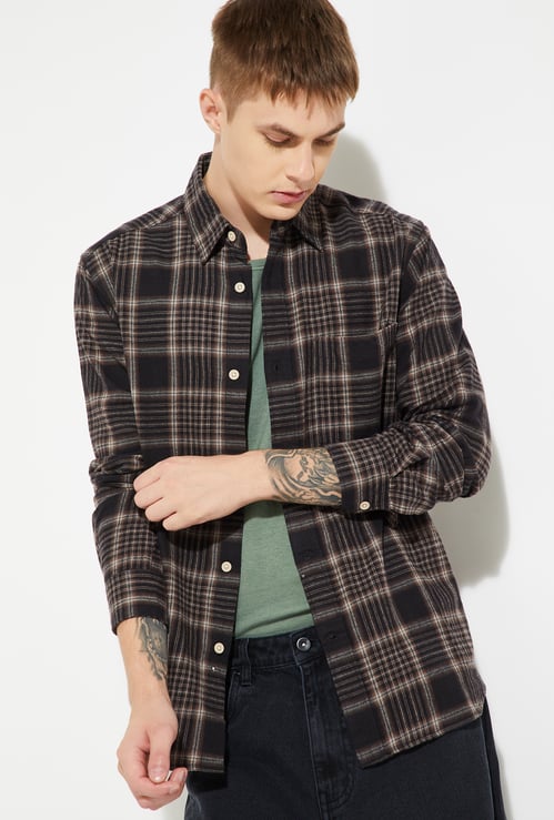 URB_N Men Checked Shirt