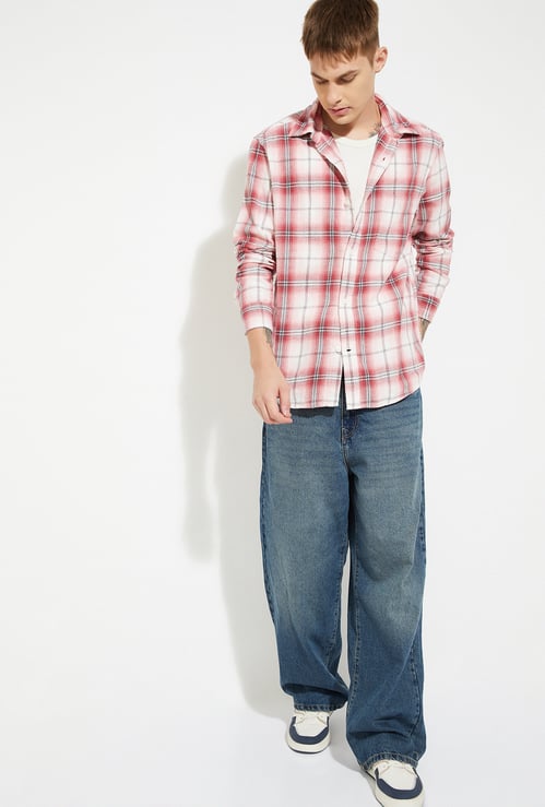 URB_N Men Checked Shirt