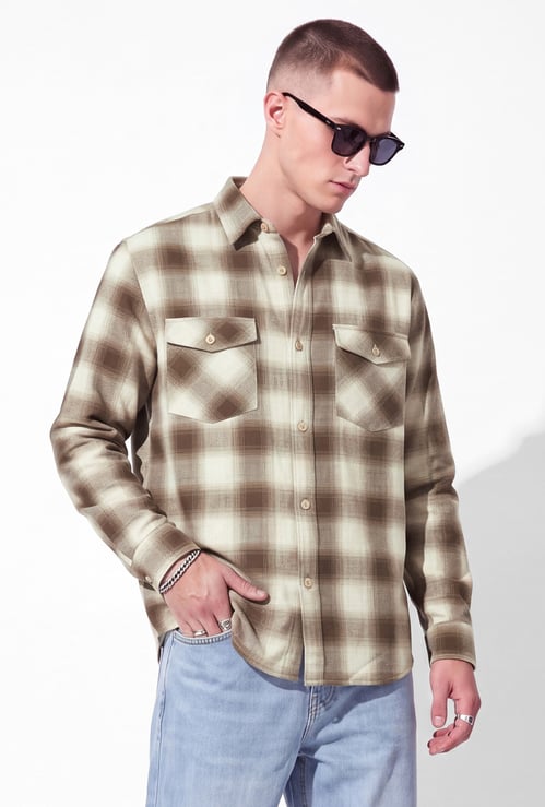 URB_N Men Checked Shirt