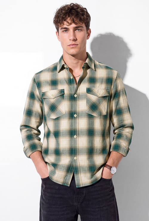 URB_N Men Checked Shirt