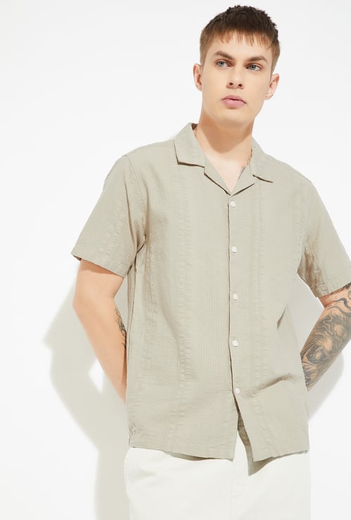 URB_N Men Textured Shirt
