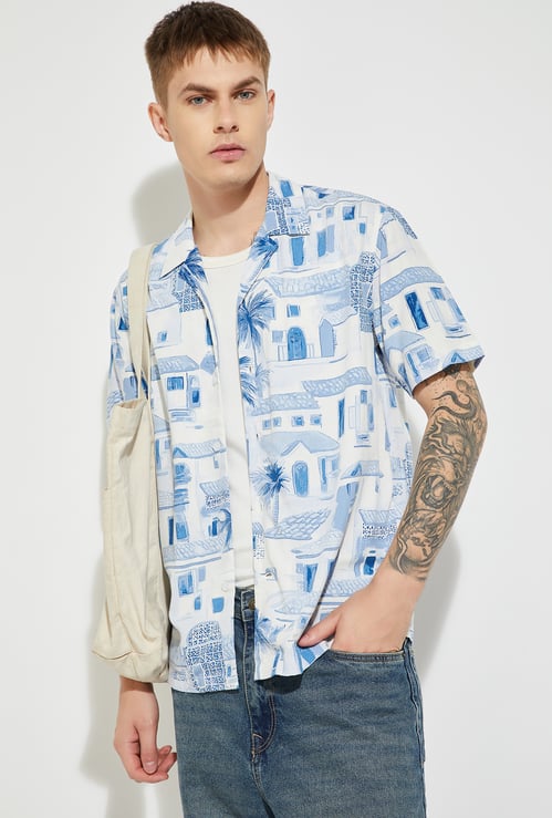 URB_N Men Printed Resort Shirt