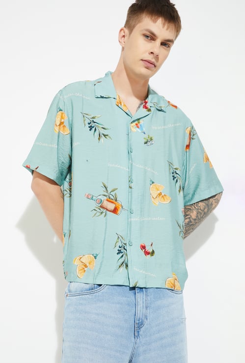URB_N Men Printed Resort Shirt