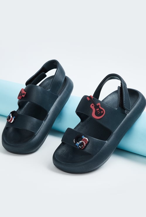 Boys Guitar Velcro Sandals