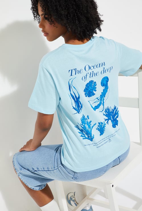 URB_N Women Printed Relaxed Fit T-shirt